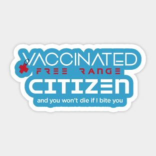 Vaccinated Citizen Sticker